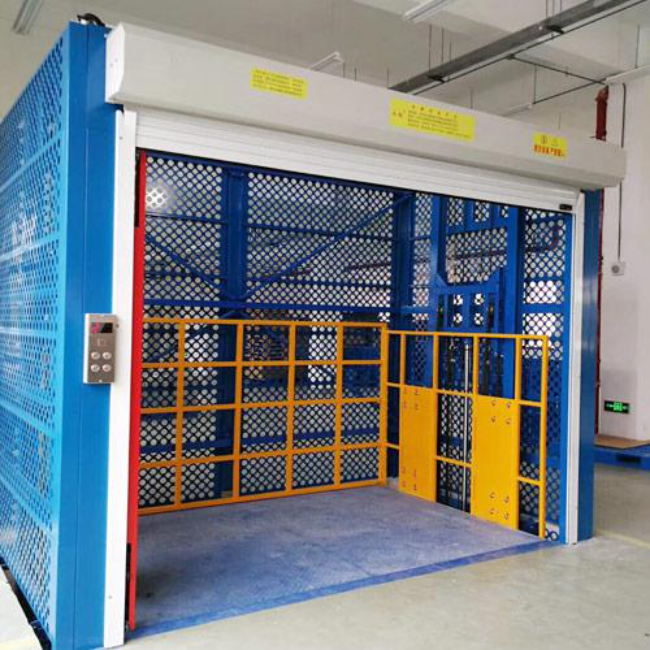 郸城导轨式升降货梯